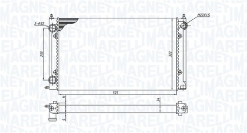 Radiator motor Stanga (Manual) potrivit SEAT TOLEDO I; VW CADDY I, GOLF I, GOLF II, GOLF III, JETTA I, JETTA II, PASSAT B2, PASSAT B3/B4, SCIROCCO 1.5-1.9D