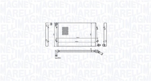Radiator racire motor (manual) potrivit AUDI A3; SEAT ALTEA, ALTEA XL, LEON, TOLEDO III; SKODA OCTAVIA II, SUPERB II; VW CADDY III, CADDY III/MINIVAN, EOS, GOLF PLUS V, GOLF V, JETTA III 1.6-2.0D 05.03-07.15
