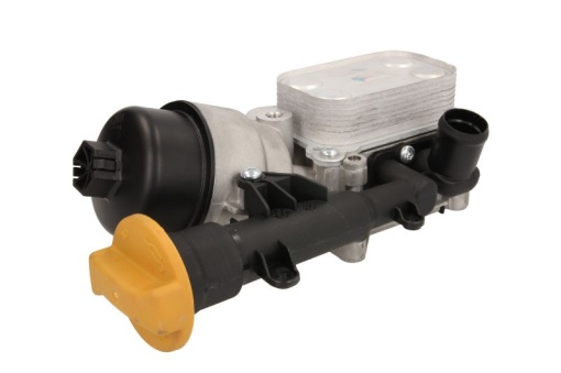 Radiator ulei motor (cu carcasa filtru ulei) potrivit ALFA ROMEO MITO; CHEVROLET AVEO; FIAT DOBLO, DOBLO CARGO, DOBLO/MINIVAN, GRANDE PUNTO, IDEA, LINEA, PALIO, PUNTO EVO 1.3D/1.4/1.6D 06.03-