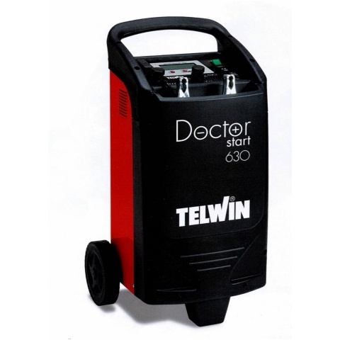 Robot pornire si redresor DOCTOR START 630, voltaj incarcare: 12/24 V TELWIN, curent pornire: 570A, curent incarcare: 75A, alimentare: 230V, tip baterie: AGM/EFB/GEL/Li/MF/PbCa/WET