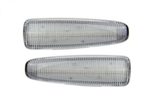 Semnalizator lampa lateral stanga/dreapta transparent, LED, dinamic potrivit MITSUBISHI LANCER VIII, MIRAGE VI, OUTLANDER II, OUTLANDER III, PAJERO IV 1.2-3.2D dupa 2006 - Img 1