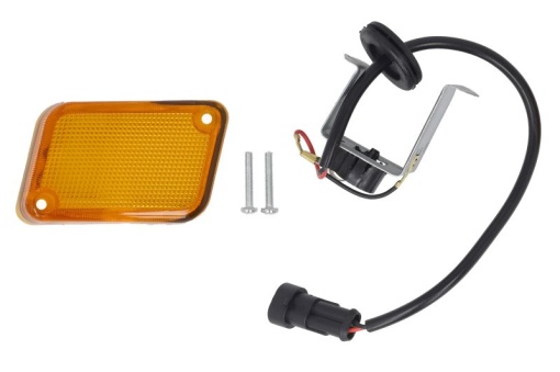 Semnalizator lateral stanga (culoare sticla: portocaliu, R10W, cu bec) potrivit IVECO EUROTECH MH, EUROTECH MP, EUROTECH MT 01.92-