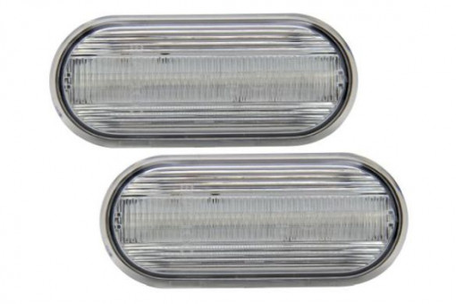 Semnalizator lateral stanga/dreapta transparent, LED potrivit FORD GALAXY I; SEAT ALHAMBRA, AROSA, CORDOBA, IBIZA III, LEON, MII, TOLEDO II; SKODA CITIGO; VW AMAROK, BORA, BORA I, CADDY III 1.0-Electric 03.95-