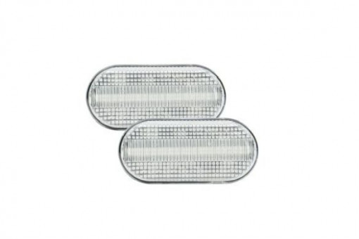 Semnalizator lateral stanga/dreapta transparent, LED potrivit NISSAN INTERSTAR, KUBISTAR, PRIMASTAR; OPEL MOVANO A, VIVARO A; RENAULT 19 II, 19 II CHAMADE, CLIO I, CLIO II, ESPACE III dupa 1990