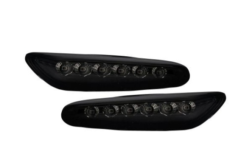 Semnalizator set stanga/dreapta (fumuriu, LED) potrivit BMW 1 (E82), 1 (E87), 1 (E88), 3 (E90), 3 (E91), 3 (E92), 3 (E93), 5 (E60), 5 (E61), X1 (E84), X3 (E83) 1.6-5.0 12.01-06.15 - Img 1
