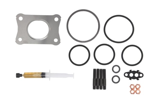 Set montaj turbocompresor (cu garnituri) potrivit AUDI A1, A1 ALLSTREET, A1 CITY CARVER, A3, A4 B9, A5, Q2, Q3; CUPRA FORMENTOR, LEON, LEON SPORTSTOURER; SEAT ATECA, IBIZA IV 1.2-1.5H 04.11-