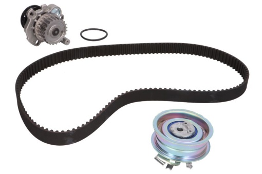 Set pompa apa + curea dintata potrivit AUDI A4 B6, A6 C4; SEAT ALHAMBRA, CORDOBA, IBIZA III, IBIZA IV, LEON; VW BORA, BORA I, CADDY III, CADDY III/MINIVAN, GOLF IV 2.0-2.5D 07.90-12.17