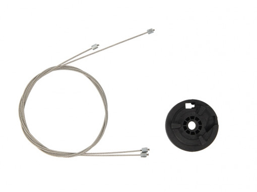 Set reparat macara geam Spate Dreapta (Cabluri) potrivit RENAULT CLIO III, GRAND SCENIC II, MEGANE II, MODUS, SCENIC II 06.03-12.12