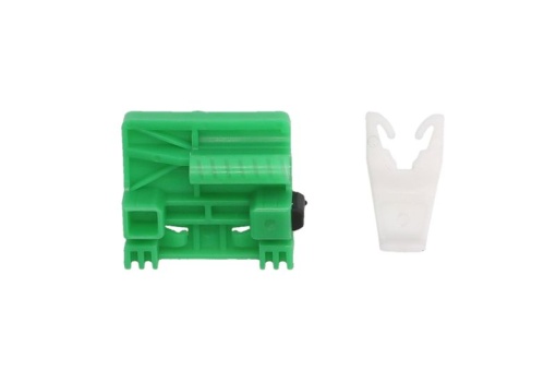 Set reparatie macara geam spate stanga (1 ghidaj) potrivit RENAULT ESPACE IV, ESPACE V, LAGUNA II, MEGANE SCÉNIC, SCENIC I, VEL SATIS 10.96-