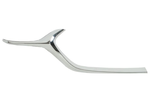 Spoiler bara Fata Dreapta plastic, crom potrivit MAZDA 3 11.18- Sedan 03.19-