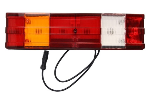 Stop spate stanga (24V, cu intermitent, cu far de ceață, lumina de marșarier, cu stop, lumină de parcare, cu iluminare placuta, lungime cablu: 1,2m) potrivit MERCEDES MK 07.87-09.96