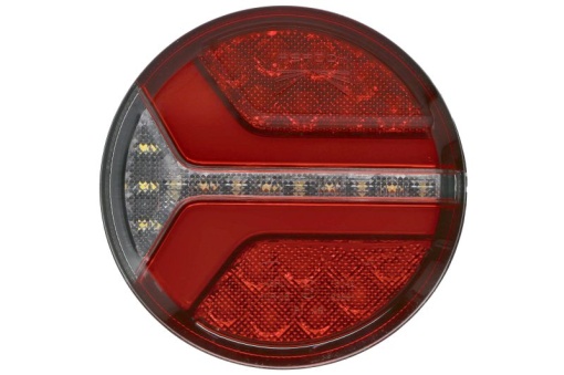 Stop spate stanga/dreapta ECOrotund (LED, 12/24V, cu lumina de ceata, lumina de marșarier, fara proiector, surub, conector: 2PIN/AMP 7PIN/SUPERSEAL)