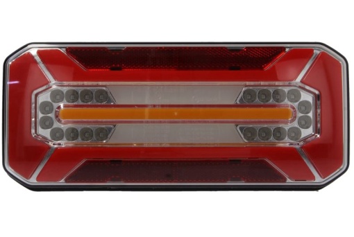Stop spate stanga/dreapta (LED, 12V, cu intermitent, cu far de ceață, lumina de marșarier, cu stop, lumină de parcare, reflector, lungime cablu: 0,2m, cu un rezistor de sarcină indicator; cu sarcina la lumina de frana)