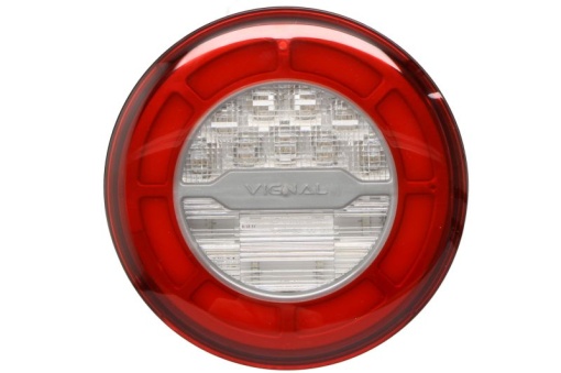 Stop spate stanga/dreapta (LED, 24V, cu lumina de ceata, lumina de marșarier, lumina parcare, fara proiector, conector: AMP MCP 4PIN, fi140x45mm)