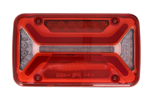 Stop spate stanga MULTILED III (LED, 12/24V, cu intermitent, cu far de ceață, lumina de marșarier, cu stop, lumină de parcare, reflector, conector: AMP 7PIN) potrivit ADR