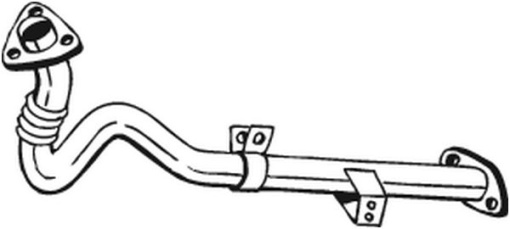 Teava esapament Fata potrivit TOYOTA LAND CRUISER 2.4D 01.90-05.96