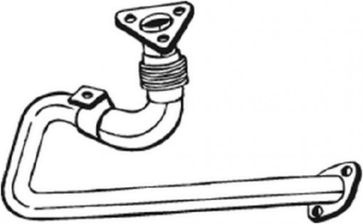 Teava esapament Fata potrivit TOYOTA LAND CRUISER 2.4D 10.85-05.90
