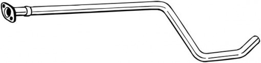 Teava esapament Mijloc potrivit CHEVROLET CRUZE; OPEL ASTRA J, ASTRA J GTC 1.7D 09.09-