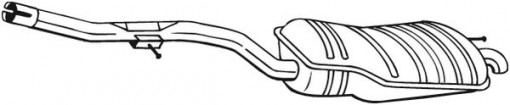 Toba finala esapament potrivit BMW 3 (E46) 2.0D 02.98-05.05