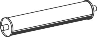 Toba finala esapament potrivit MERCEDES T2/LN1 ADE364N-OM364.921 04.86-12.94