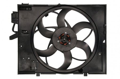 Ventilator radiator (cu carcasa) potrivit BMW 5 (E60), 5 (E61) 2.0-3.0 12.01-12.10