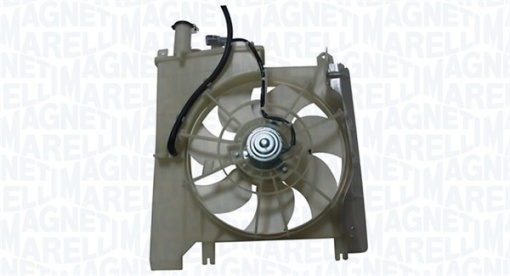 Ventilator radiator (cu carcasa) potrivit CITROEN C1, C1 II; PEUGEOT 107, 108; TOYOTA AYGO, AYGO/HATCHBACK 1.0/1.2 06.05- - Img 1