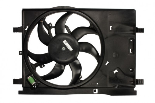 Ventilator radiator (cu carcasa) potrivit FIAT FIORINO, FIORINO/MINIVAN, QUBO 1.4 11.07-