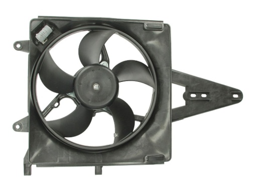 Ventilator radiator (cu carcasa) potrivit FIAT PALIO, SIENA, STRADA 1.0-1.7D 04.96-