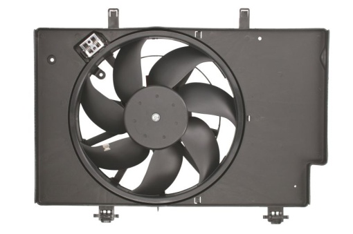 Ventilator radiator (cu carcasa) potrivit FORD B-MAX, ECOSPORT, FIESTA VI 1.4D/1.5D/1.6D 06.08-