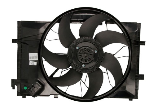 Ventilator radiator (cu carcasa) potrivit MERCEDES C (CL203), C T-MODEL (S203), C (W203), CLC (CL203), CLK (A209), CLK (C209), SLK (R171) 1.8-5.5 05.00-06.11