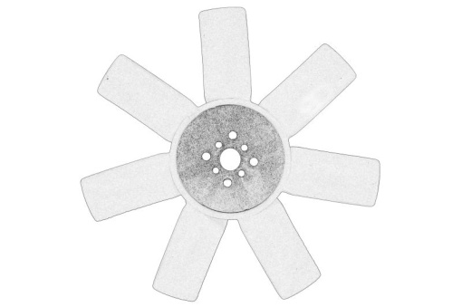 Ventilator radiator (diameter 330 mm, numar lame 7) potrivit PERKINS, BENFRA 9.01B; CASE IH 15, 16, 28, 31, 35; GEHL 145, 165, 245; JCB 801, 8015, 8016, 8017, 8018; WEIDEMANN 912 D/P