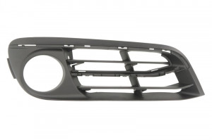 Acoperire bara fata Dreapta potrivit BMW 5 (F10), 5 (F11) 2009-2017 dupa 2013 - (deschis, MODERN, cu gauri pentru lampa de ceata, negru)