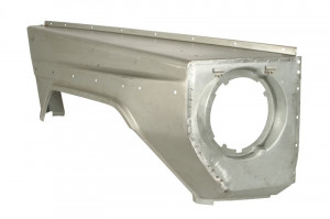 Aripa Dreapta Fata potrivit MERCEDES G-CLASS W460, G-CLASS W461, W462, W463 1979-2018 - (2 deschideri pentru indicatoare luminoase; versiune de baza cu lumina indicatoare joasa)