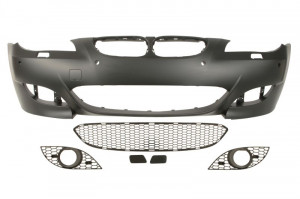 Bara fata pachet M, cu grilaj, cu locas lampa ceata, spalator faruri, senzori parcare, grunduit potrivit BMW 5 E60 2003-2007