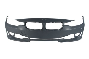 Bara Fata potrivita BMW 3 F30 2011-0 (cu primer cu orificii lampa ceata, numar orificii senzori parcare: 6, cu gaura pentur camera, grund, certificat TÜV)