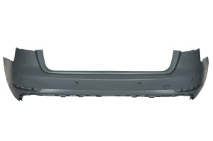 Bara protectie spate potrivita Audi A4 B9 Break 2015-2019 - grunduita, cu gauri pentru senzorii de parcare, 4 gauri pentru senzori de parcare