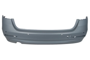 Bara protectie spate potrivita BMW 3 F30, F31, F80 Break 2011-2015 - grunduita, BASIS, cu gauri pentru senzorii de parcare