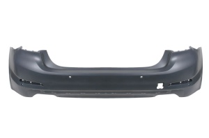 Bara spate, cu capac carlig remorcare cu locas senzori parcare, numar orficii senzori parcare: 6, cu locas sina, grunduit potrivit BMW 5 G30, G31, G38, F90 2017-2020