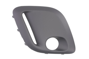 Capac bara fata Dreapta cu locas lampa ceata, cu locas lumini zi, negru potrivit CITROEN C1, C1 II 2005-2018 2012-2014