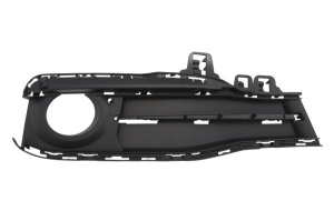 Capac bara fata Dreapta inchis, SPORT, cu locas lampa ceata, plastic, negru potrivit BMW 3 F30, F80, 3 F31 2011-2019 2015-2019
