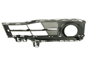 Capac bara fata Stanga cu un loc dunga, SPORT, cu locas lampa ceata, plastic, negru potrivit BMW 3 F30, F80, 3 F31 11.11-06.19 09.14-06.17 - Img 2