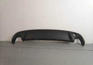 Capac bara Spate potrivit VW GOLF 6 Hatchback 2008-2016 - GTI, cu doua locasuri esapament, negru - Img 2