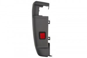 Colt bara protectie Spate Stanga cu reflector; unghiul deschidere a usii 270, gri, TUV potrivit CITROEN JUMPER I, JUMPER II; FIAT DUCATO; PEUGEOT BOXER 2006-2014