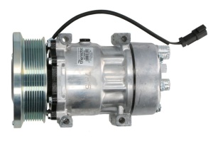 Compresor climatizare (R134a) potrivit CASE; CATERPILLAR; FORD, CATERPILLAR TH220B; CHALLENGER MT 745D, MT 755D, MT 765D, MT 845E, MT 855E, MT 865 C, MT 865E; CLAAS 4000, 4500, 5000 - Img 1