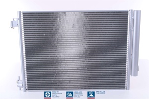 Condensator climatizare (cu uscator) potrivit DACIA DOKKER, DOKKER/MINIVAN, DUSTER, DUSTER/SUV, LODGY, LOGAN II, LOGAN MCV II, SANDERO II; RENAULT ARKANA I, CAPTUR I, CLIO IV, CLIO IV/HATCHBACK 0.9-Electric 02.08- - Img 1