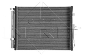 Condensator climatizare (cu uscator) potrivit KIA SOUL I 1.6/1.6D/1.6LPG 02.09-12.14 - Img 3