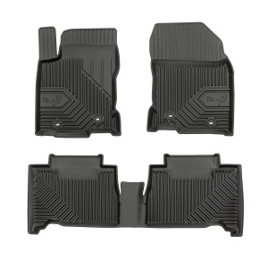 Covoras podea cauciuc FROGUM TPE, 3 buc No. 77, fata/spate, set, culoare negru, potrivit LEXUS NX 07.14- - Img 1