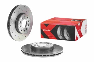 Disc frana BREMBO Xtra, 1 buc., Drilled, fata ; stanga/dreapta, diametru exterior 288 mm, grosime 25 mm, potrivit AUDI A3, Q2; CUPRA LEON, LEON SPORTSTOURER; SEAT ALTEA, ALTEA XL, ATECA 1.0-Electric 09.96- - Img 4