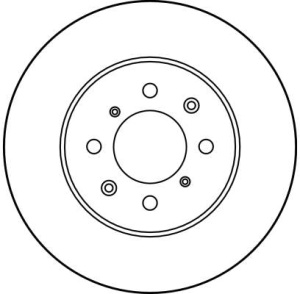 Disc frana Fata Dreapta/Stanga potrivit HONDA CITY V, CIVIC IV, CIVIC V, CIVIC VI, CIVIC VII, CIVIC VIII, CRX II, CRX III, INSIGHT, JAZZ III, JAZZ IV; LOTUS ELISE; MG MG ZR 1.1-2.5 10.89- - Img 4