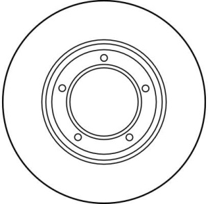 Disc frana Fata Dreapta/Stanga potrivit LAND ROVER DEFENDER, DISCOVERY I, RANGE ROVER I 2.0-4.3 08.81-02.16 - Img 4
